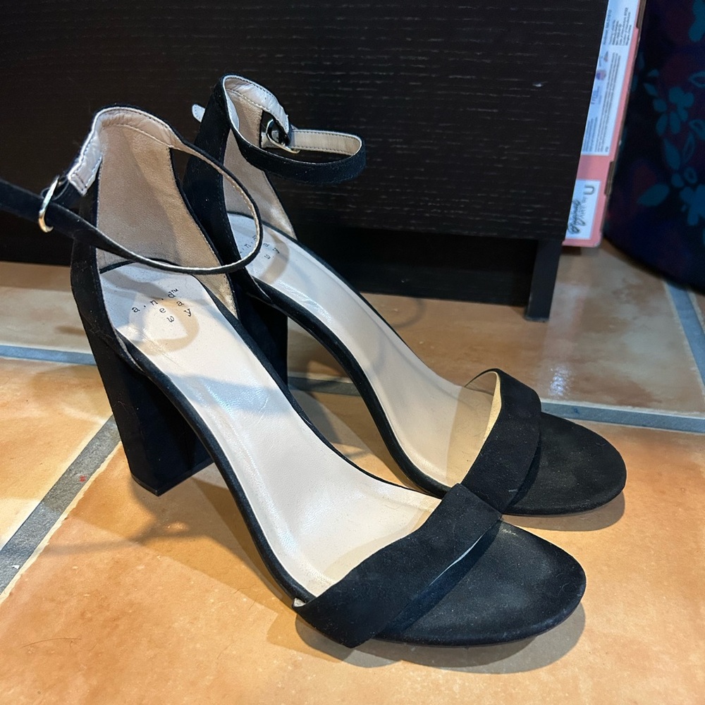A New Day Target Velvet Black heels